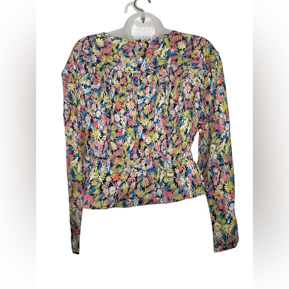 Joie New NWT Mesalina Floral Long Sleeve Top Size Large - Picture 3 of 6